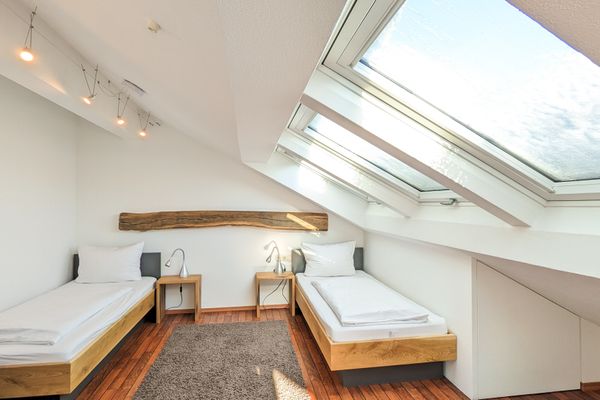 Ferienanlage Neuschwansteinblick Ferienwohnung 127 Ferienwohnungen in Füssen - Schlafzimmer