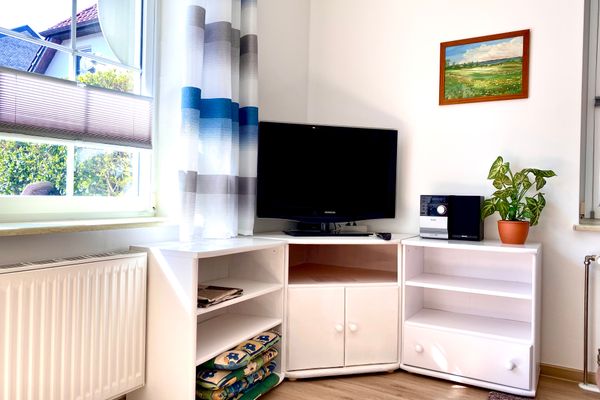  Hägerende 66 Haus Windrose Wohnung Westwind Zingst - Wohnzimmer