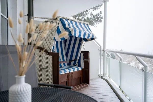 Balkon  (GAR4b) Ferienwohnung "Ditscher 1"  im Appartementhaus "Seelust"