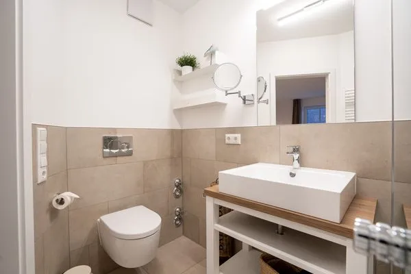 Badezimmer  (GAR4b) Ferienwohnung "Ditscher 1"  im Appartementhaus "Seelust"