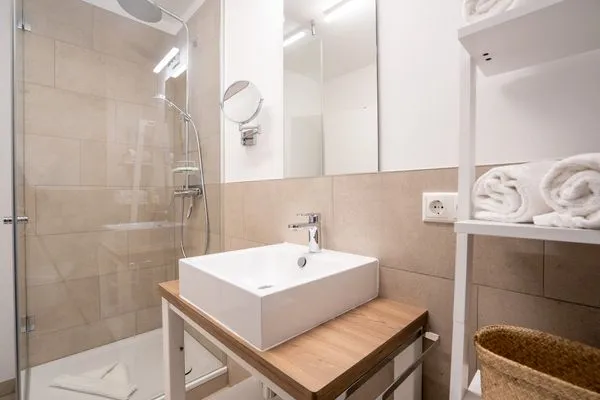 Badezimmer  (GAR4c) Ferienwohnung "Ditscher 2" im Appartementhaus "Seelust"