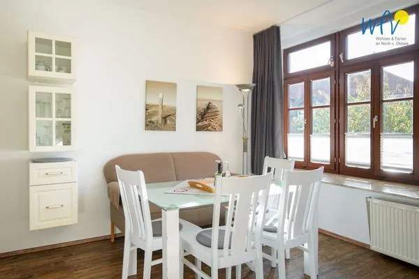 Wohnzimmer Villa van Harten Ferienwohnung Kaptain