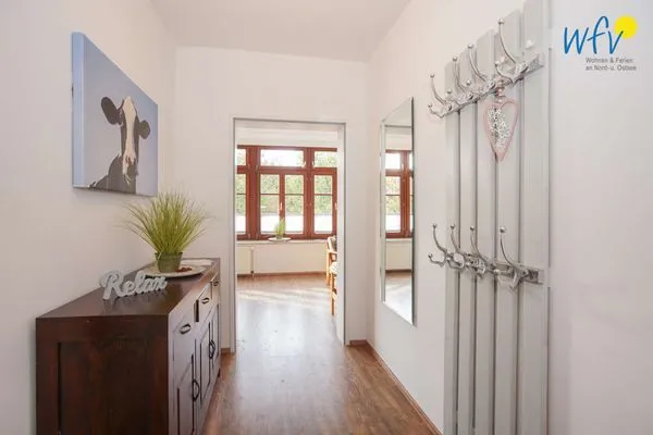 Flur Villa van Harten Ferienwohnung Kaptain