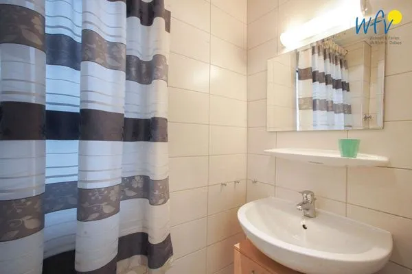 Badezimmer Villa van Harten Ferienwohnung Kaptain