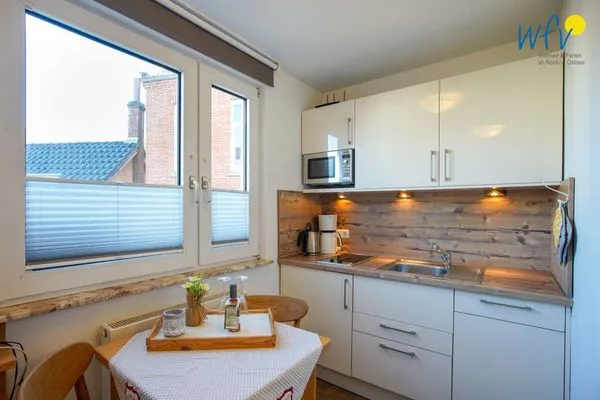 Küche / Küchenzeile Villa van Harten Ferienwohnung Leekant