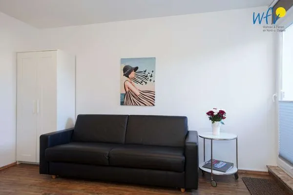 Wohnzimmer Villa van Harten Ferienwohnung Leekant