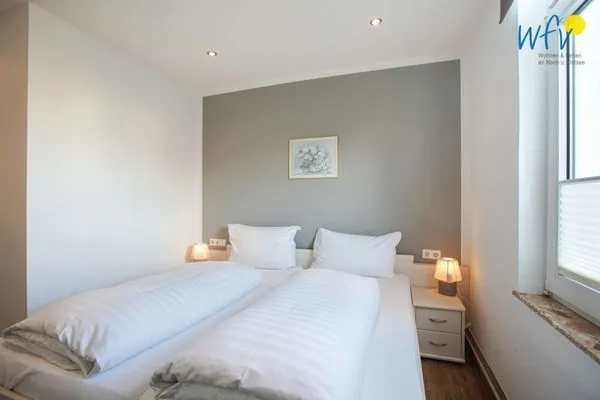 Schlafzimmer Villa van Harten Ferienwohnung Bootsmann