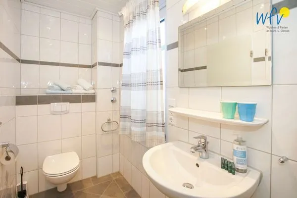 Badezimmer Villa van Harten Ferienwohnung Bootsmann