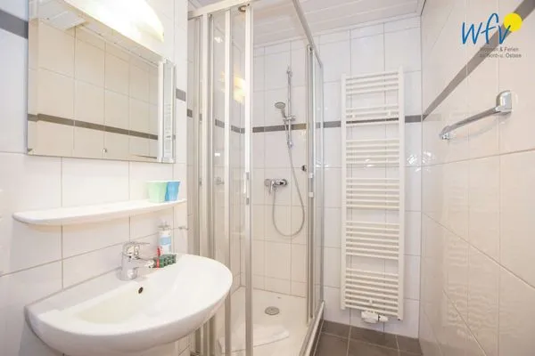 Badezimmer Villa van Harten Ferienwohnung Bootsmann