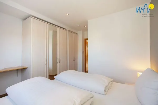 Schlafzimmer Villa van Harten Ferienwohnung Bootsmann