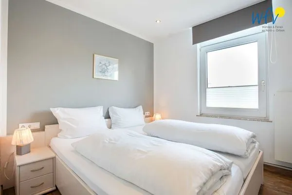 Schlafzimmer Villa van Harten Ferienwohnung Bootsmann