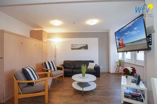 Wohnzimmer Villa van Harten Ferienwohnung Stüürmann