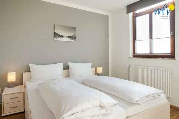 Schlafzimmer Villa van Harten Ferienwohnung Stüürmann