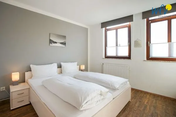 Schlafzimmer Villa van Harten Ferienwohnung Stüürmann