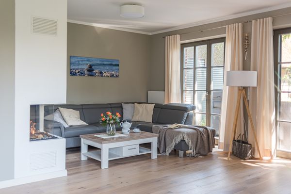 Zur Heiderose Haus 8 Villa Pebble Zingst - Wohnzimmer