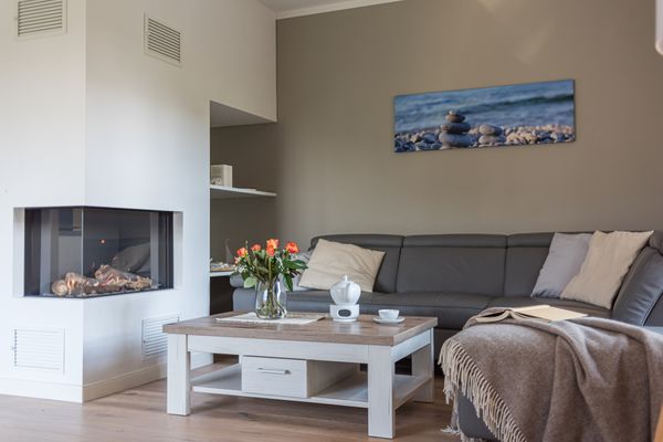 Zur Heiderose Haus 8 Villa Pebble Zingst - Wohnzimmer