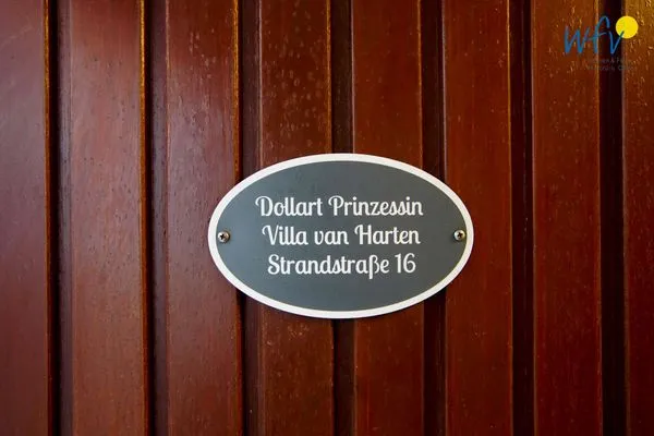 Dekoratives Detail Villa van Harten Ferienwohnung "Dollart-Prinzessin"