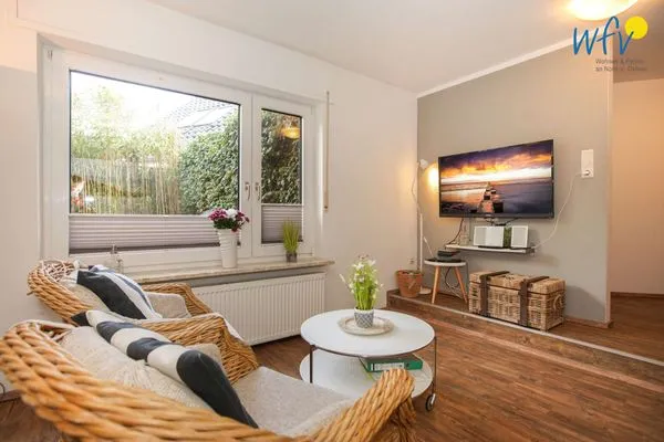 Wohnzimmer Villa van Harten Ferienwohnung "Dollart-Prinzessin"