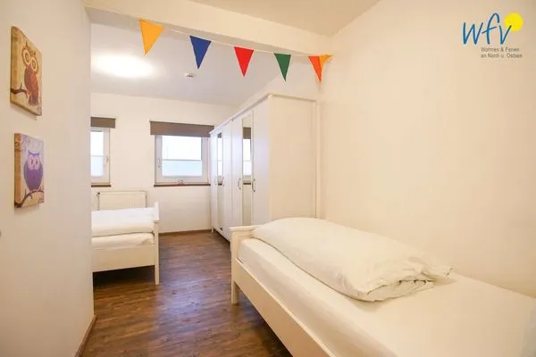 Schlafzimmer Villa van Harten Ferienwohnung "Dollart-Prinzessin"