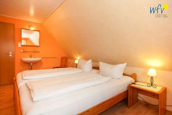Schlafzimmer Haus Regenbogen Ferienwohnung Meermaid