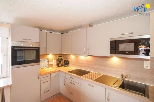 Küche / Küchenzeile Haus Regenbogen Ferienwohnung Meermaid