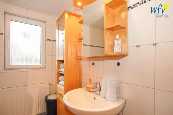 Badezimmer Haus Regenbogen Ferienwohnung Meermaid