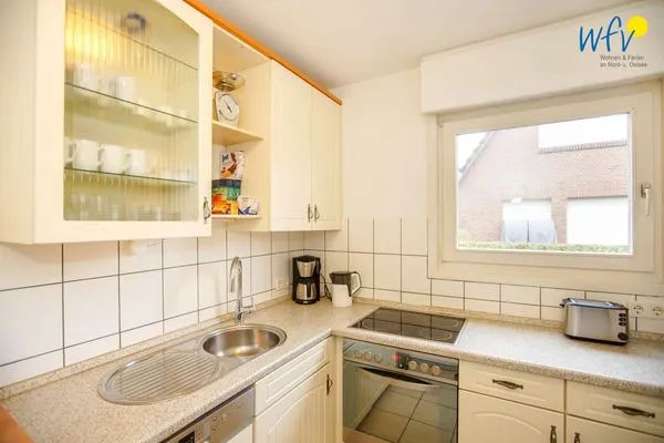 Küche / Küchenzeile Ferienhaus Seehundje Ferienwohnung 21