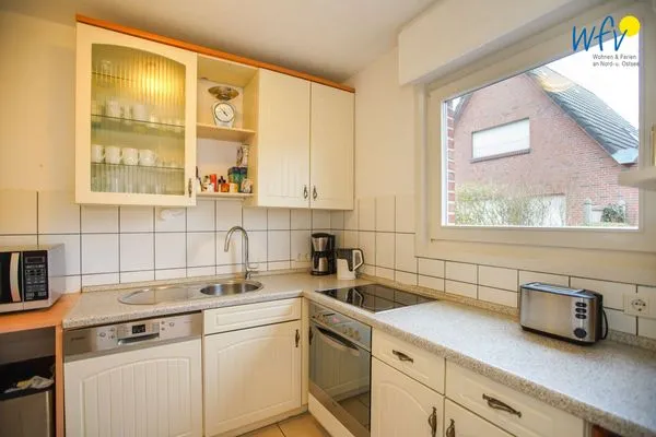 Küche / Küchenzeile Ferienhaus Seehundje Ferienwohnung 21