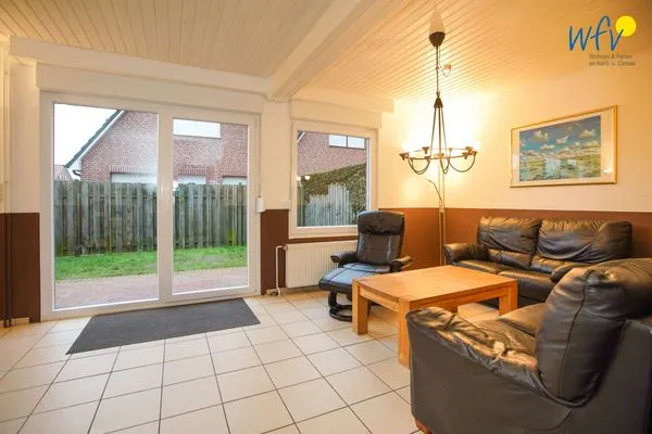 Wohnzimmer Ferienhaus Seehundje Ferienwohnung 21