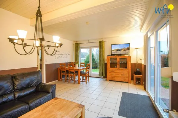 Wohnzimmer Ferienhaus Seehundje Ferienwohnung 21