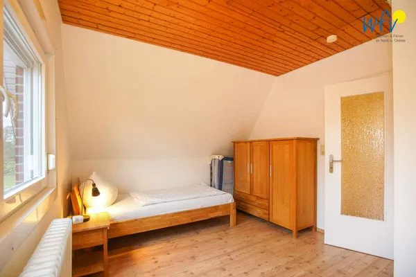Schlafzimmer Ferienhaus Seehundje Ferienwohnung 21