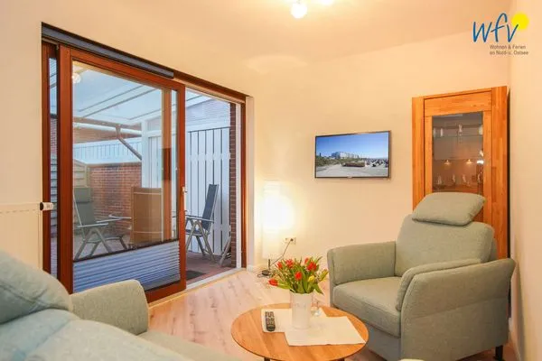 Wohnzimmer Bungalow Süddüne Bungalow Süddüne