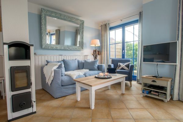  Wiesenstraße 65a Haus Casa Blue Zingst - Wohnzimmer