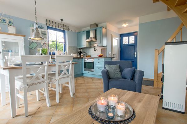  Wiesenstraße 65a Haus Casa Blue Zingst - Wohnzimmer