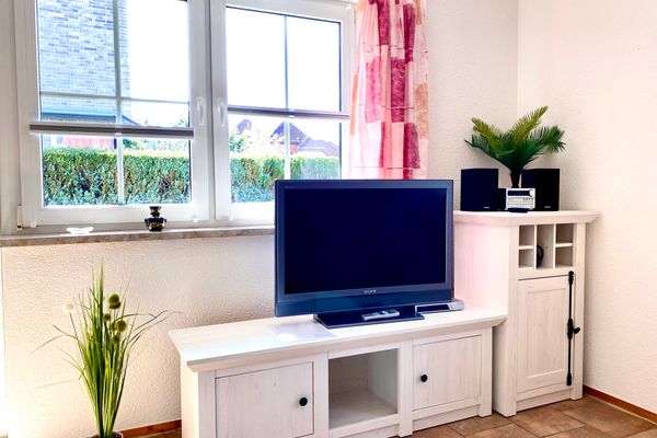  Hägerende 66a Haus Ankerplatz Wohnung Bootsdeck Zingst - Wohnzimmer