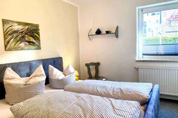  Hägerende 66a Haus Ankerplatz Wohnung Brückendeck Zingst - Schlafzimmer