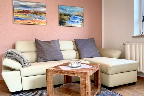  Hägerende 66a Haus Ankerplatz Wohnung Brückendeck Zingst - Wohnzimmer