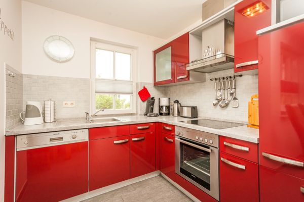 Dünengarten Am Bahndamm 77d Haus Seemuschel Zingst - Küche / Küchenzeile