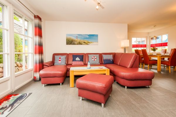 Dünengarten Am Bahndamm 77d Haus Seemuschel Zingst - Wohnzimmer