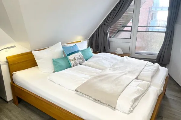 Meeresbrandung FeWo 37 Duhnen - Schlafzimmer