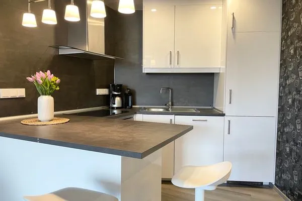 Meeresbrandung FeWo 37 Duhnen - Küche / Küchenzeile