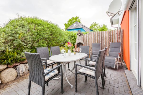 Dünengarten Am Bahndamm 77e Haus Seerose Zingst - Terrasse