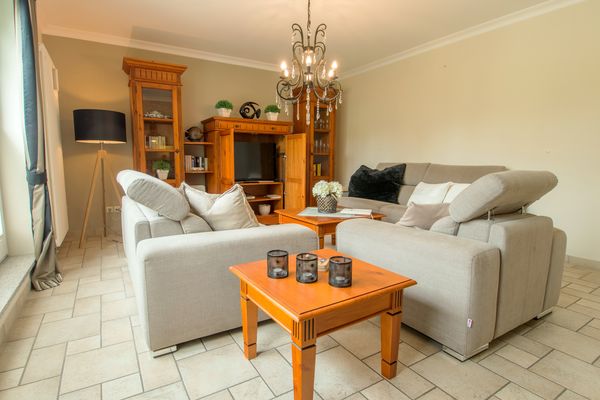  Hafenstraße 26 Wohnung Lütt'n Tohuus Zingst - Wohnzimmer