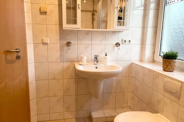 Haus Eversand Nr. 1 Duhnen - Badezimmer