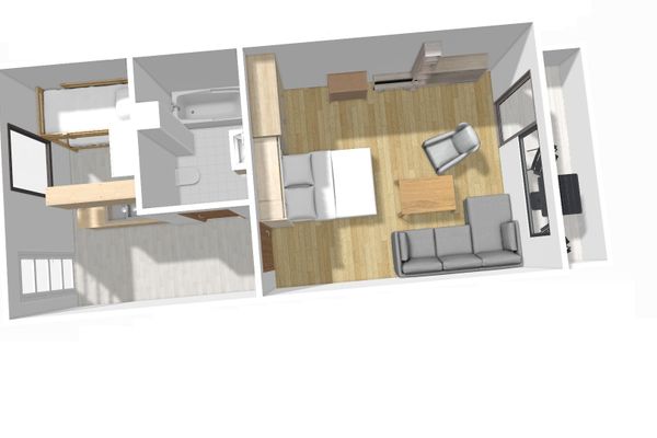 Allgäuer Appartementhaus Appartement Bergrausch / Whg. 22  - Grundriss