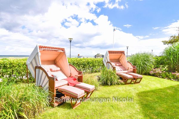  Deichresidenz Stein Laboe - Gartenblick