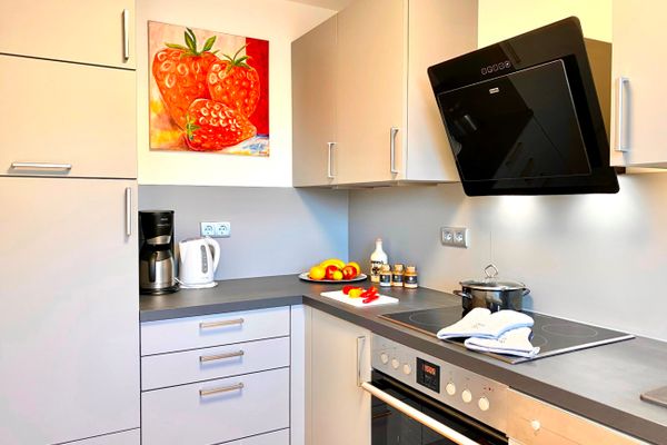  Hafenstrasse 22 Wohnung HafenSonne Zingst - Küche / Küchenzeile