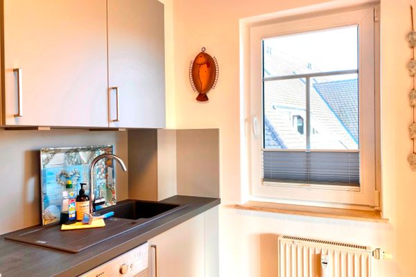  Hafenstrasse 22 Wohnung HafenSonne Zingst - Küche / Küchenzeile