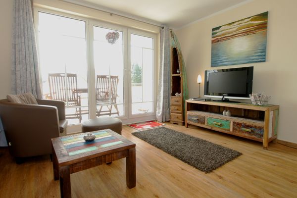  Hafenstrasse 22 Wohnung HafenSonne Zingst - Wohnzimmer