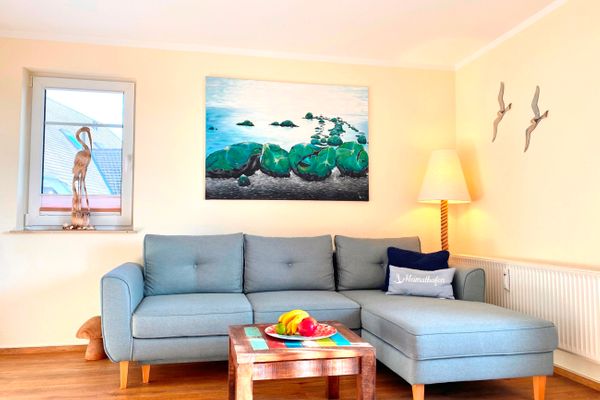  Hafenstrasse 22 Wohnung HafenSonne Zingst - Wohnzimmer